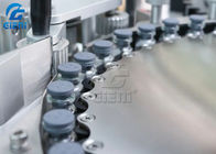 Longueur de la machine à étiquettes 4.2m de bouteille de vaccins de contrôle de PLC petite