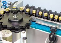 le PLC de machine à étiquettes de bouteille de sérum du tube 20ml conjuguent des têtes machine à étiquettes rotatoire
