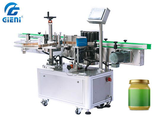 Machine à étiquettes ronde verticale continue de bouteille en verre haute précision