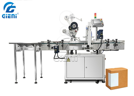 Les trois côtés automatiques enferment dans une boîte la machine à étiquettes faisante le coin haute précision avec l'extrémité deux